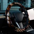 thumbnail image 6 of Pangolin Stylish 14.5 Inch Printing PVC Leather Car Wheel Cover Steering Wheel Covers Auto Accessories, 6 of 6