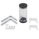 thumbnail image 1 of Kit de tanque de reserva de agua con cilindro acrílico para radiador de refrigeración por agua líquida para computadora PC, 1 of 13