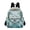 Wolf with Heart Ring, variant on Mini Backpack Purse for Women Quilted Casual Daypack Small Travel Shoulder Bag, Eagle Mountains Tree Circle