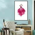 thumbnail image 4 of IDEA4WALL Framed Canvas Prints Wall Art Fashion Design of Pink Tulle Dress for Living Room, Bedroom, Office Ready to Hang - 24x36 inches, 4 of 4