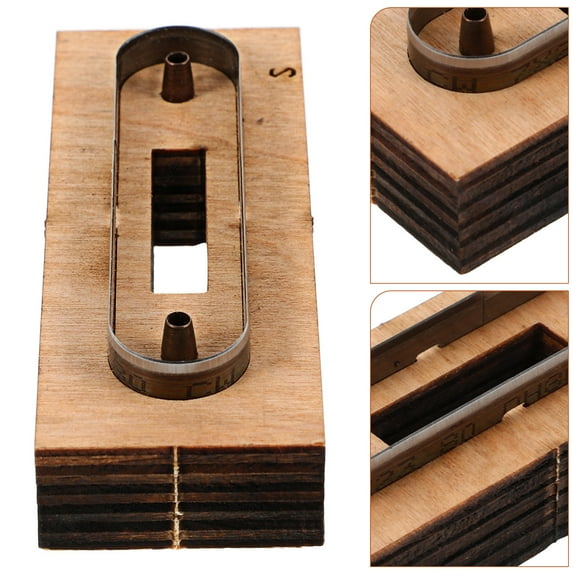 DEEPCRAFF 1Set Hat Burning Supplies Leather Cutting Mold for Artisans Small Portable Tool