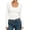 White, variant on hotojiny Womens Long Sleeve Shirts Square Collar Fitted Going out Tops Stretchy Ruched Base Layer Basic Tight Thermal Undershirt(Khaki AA1,X-Large)