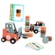 thumbnail image 4 of Carretilla elevadora de madera para niños, juguete de ingeniería, vehículo de transporte, desarrollo educativo, juego de transporte, juguete de Motor, 4 of 8