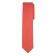 thumbnail image 4 of Jacob Alexander Men's Solid Color 2 inch Width Skinny Neck Tie - Coral, 4 of 8