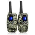 thumbnail image 1 of Walkie Talkies para niños con camuflaje Rt628, 1 par, teclado con bloqueo Vox de largo alcance, juguetes para niños, regalos para cumpleaños y vacaciones, fácil de usar para acampar y hacer senderismo, 1 of 5