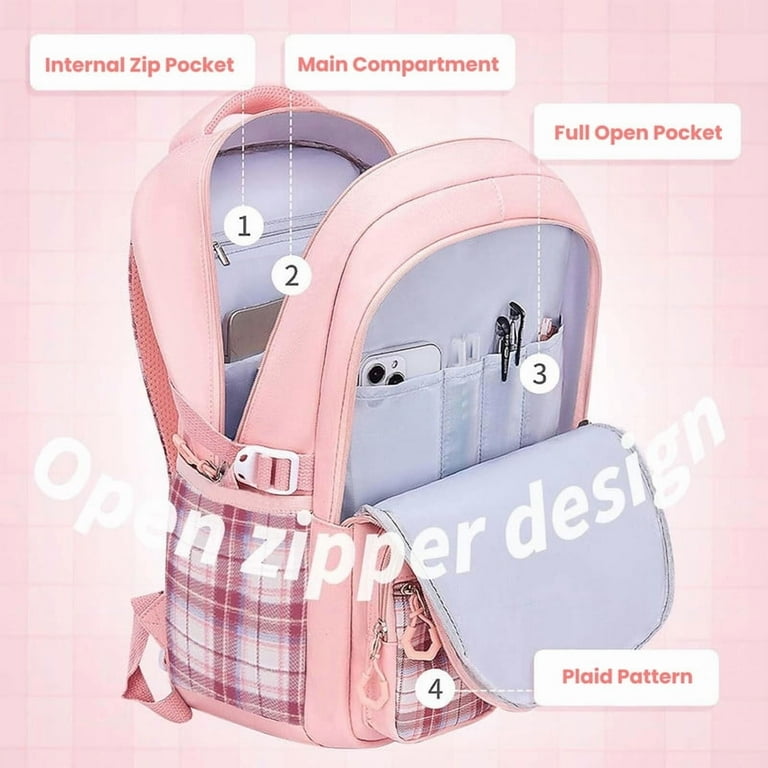 LULU New Back To School Bags,School Backpacks For Teens, Stylish