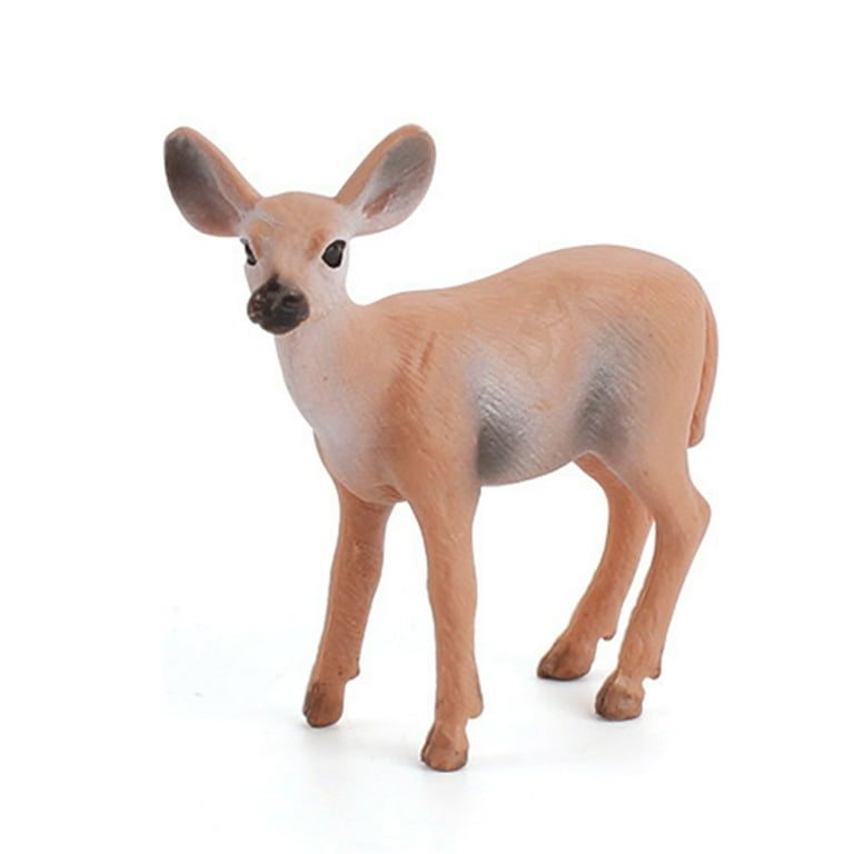 AOOOWER Artificial Mini Deer Family Figures Woodland Creatures