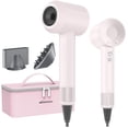 thumbnail image 1 of Secador de pelo para mujer de alta velocidad de 1500 W, secador iónico warmmama para cabello rizado, silencioso, motor sin escobillas, secado rápido, control térmico, secador de viaje con difusor y bo, 1 of 5