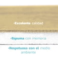 thumbnail image 3 of Set de 2 Tapetes para Baño Bluelander Antiderrapante Memory Foam Beige, 3 of 5