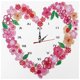 thumbnail image 1 of Cuadros Decorativos Reloj de diamantes de flores 5D, artesanía de taladro de cristal parcial de forma especial DIY para el hogar Ehuebsd Nuevos Originales, 1 of 7