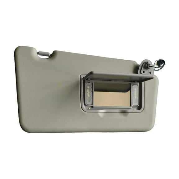 Sun Visor Replacement Fit For Renault Koleos 2009-2016, OE:96401-JY65A, Sun Visor With Mirror And Light, Passenger Right Side-gray