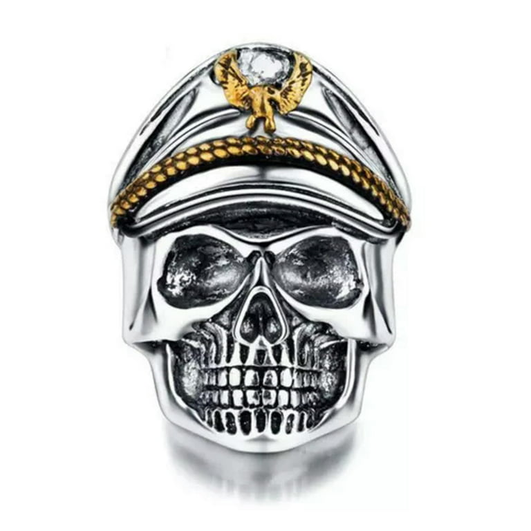 1939s～★ドイツ国防軍陸軍 ★Skull Bone Ring★ 黒目 1939s～☆ドイツ国防軍陸軍 ☆Skull Bone Ring☆ 黒目 - メルカリ