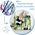 thumbnail image 3 of ERJLKXP Pen Holder for Desk Organizer,Panda Bamboo Pencil Cup Holder,Pen Desktop Storage Box for Home and Office Makeup Brush Holder, 3 of 6