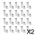 thumbnail image 1 of Pies de montaje para PCB tipo L,Pies de montaje en placa PCB con tornillos Pies en forma de L,Kits de espaciadores de PCB Piezas de pies de montaje de PCB tipo L,Pies de montaje de 2 piezas, 1 of 8