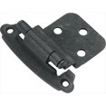 thumbnail image 1 of Hickory Hardware P243-BI Black Iron Surface Self-Closing 0.37 In. Offset Hinge 2-Pack, 1 of 4