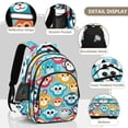 thumbnail image 4 of ALAZA Cartoon Monkey Cute School Backpack Elementary Bag Bookbag Travel Rucksack, 4 of 6