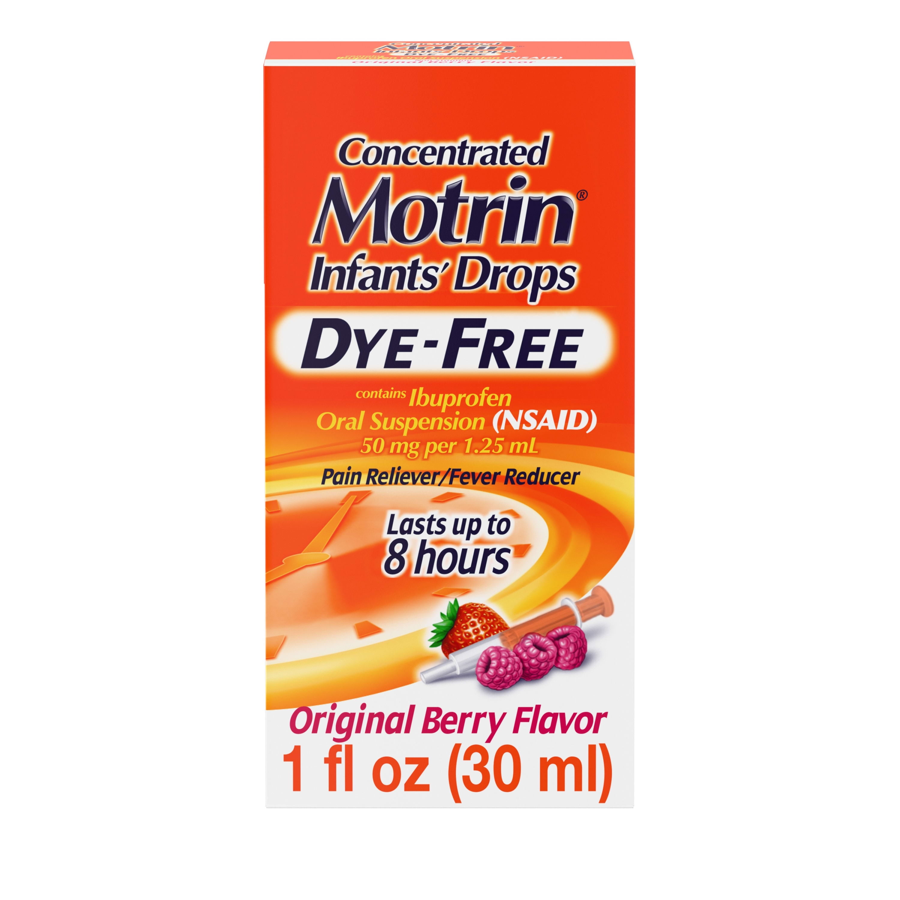 Infants' Motrin Liquid Medicine Drops with Ibuprofen, Berry, 1 fl. Oz