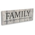 thumbnail image 4 of Inkdotpot Stretched Canvas Quotes Wall Art Decor, Family Where Life Begins And Love Never Ends Wall Decor- 6 x 17 Rustic Wall Art Sign- Farmhouse Decor Faux Plaque Sign, 4 of 8
