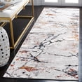 thumbnail image 2 of SAFAVIEH Meadow Moema Distressed Runner Rug, Light Grey/Black, 2' x 8', 2 of 7