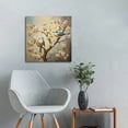thumbnail image 5 of Acheng Bird Canvas Wall Art White Flower and Blue Birds Pictures Birds on Tree Branches Painting for Love Birds Decor Frame 12x12 in, 5 of 5