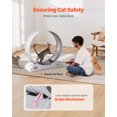 thumbnail image 2 of VEVOR Cat Exercise Wheel 31.5 in Large Indoor Cat Running Wheel Treadmill White, 2 of 9