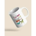 thumbnail image 3 of Chromatic Butterflies I Mug - June Erica Vess Designs,, 3 of 4