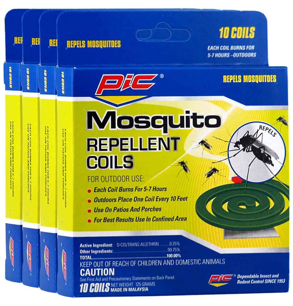 1 PACKS ~ 4 PIC  MOSQUITO  COILS INSECT REPELLENT KILLER 4 COILS 
