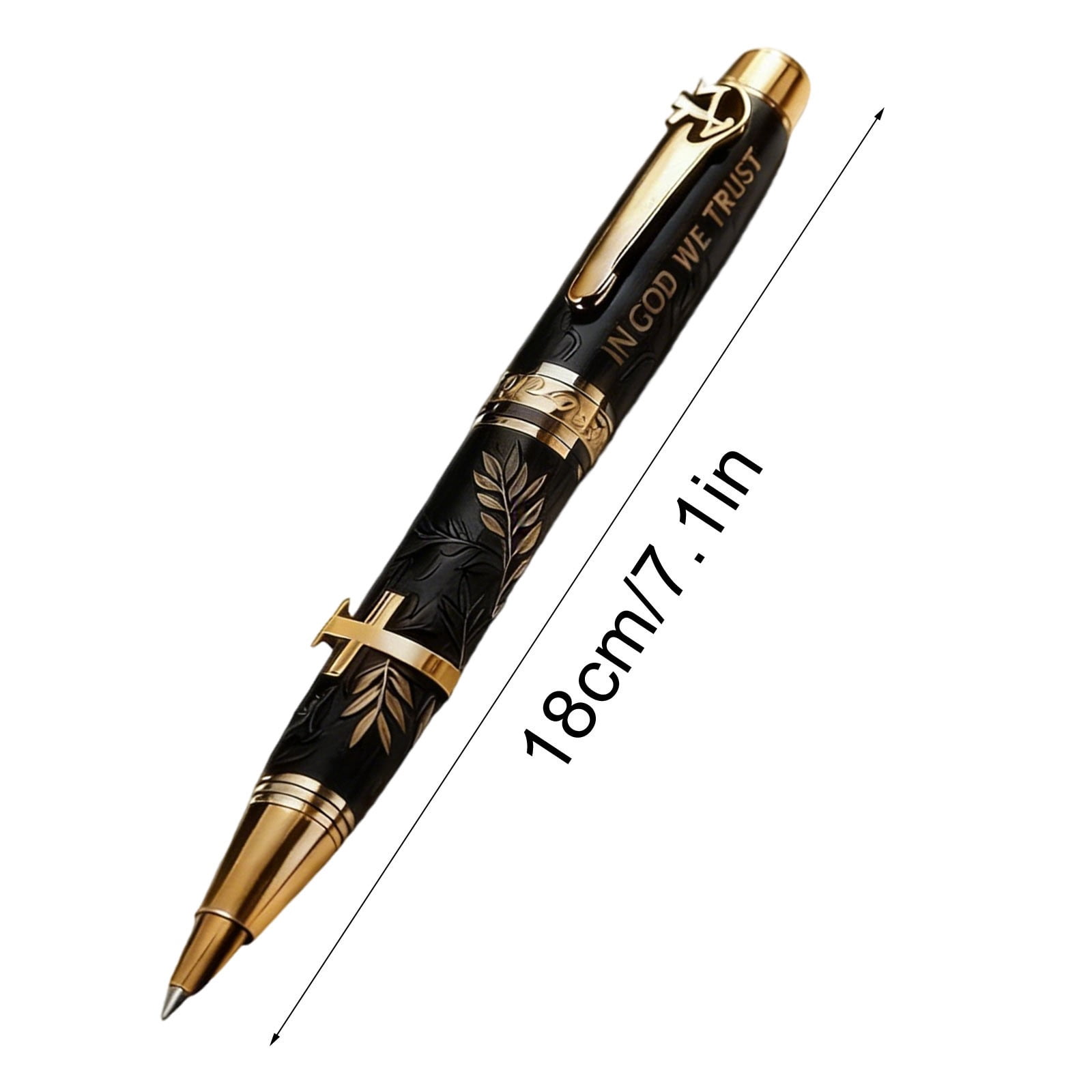 Yunuuuoa 5 Packs Religious Pen for Men Women Bible Verse Engraved Inspirational Christian Gift Pen with Scripture Box for Baptism Pastor Appreciation Church Member Writing Ballpoint Pen