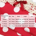 thumbnail image 3 of ITSAME Girls Bikinis Set, Polka Dot Print Top and Striped Print Briefs 2-Piece Summer Quick-Dry Beach Swimsuit Red Size 10, 3 of 9