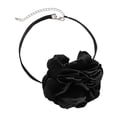 thumbnail image 2 of Flor Gargantilla Collar Flor Collar Estilo Retro Moda Vestido Joyería Mujer negro Jinwen gargantilla collar, 2 of 8