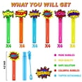 thumbnail image 3 of Adornos de fiesta de superhéroes Bubble Wand Uoyoi para niños, 24 unidades, 3 of 7