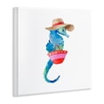 thumbnail image 4 of Stupell Industries Seahorse in Beach Hat Novelty Painting Unframed Art Print Wall Art, 12 x 12, 4 of 8
