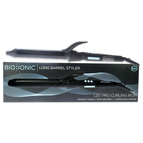 Hierro que se encrespa Bio Ionic Pro Durling Negro 1.25Inch