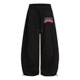 thumbnail image 3 of XIYON Girls Sweatpants Kids Wide Leg Baggy Sweatpants Loose Casual Trousers with Pockets Relaxed Fit Sport for Daily Wear 12-13 Years, 3 of 5