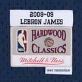 thumbnail image 3 of Men's Mitchell & Ness LeBron James Navy Cleveland Cavaliers Hardwood Classics Swingman Jersey, 3 of 3