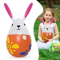 thumbnail image 2 of 2026 Easter Inflatable Bunny Egg: 15.7-Inch Tall Easter Inflatable Decor, Bunny Inside Colorful Egg Yard Ornament for Outdoor Indoor, Spring Holiday Lawn Decoration, Toy for Kids Party, 2 of 9