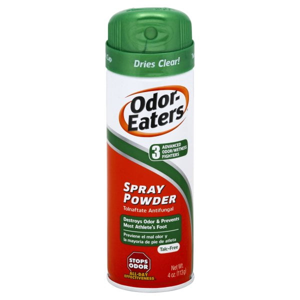 Odor Eaters Foot Spray Powder Deodorant, Antifungal, 4 ounces