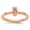 Rose, variant on Fine Jewelry 925 Sterling Silver Rhodium Flip Flop Ring for Women Size 5
