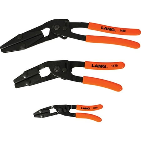 

Lang LNG-1500 Self Locking Angled Pinch Off Pliers Set - 3 Piece
