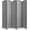 Light Gray, variant on Sorbus 5-Panel Wide Folding Room Divider Privacy Screen, Hand-Woven White Mesh