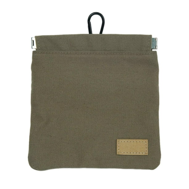Bolsa para premios para perros con gancho de mosquetón, dispensador de comida para perros, entrenamiento multifuncional Marrón