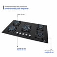 thumbnail image 3 of Combo Rieti SUPRA parrilla y campana 90 cm Negro, 3 of 5