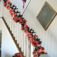 thumbnail image 5 of Fall Oak Leaves Garland Autumn Garland Decor, 5.7ft Artificial Oak Leaves Garland for Thanksgiving Home Wedding Fireplace Party, 2pcs, 5 of 6