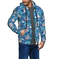 thumbnail image 2 of Naloa Watercolor Ships Men’s Hoodies, Zip up Hoodie, Sweatshirts,Hoodies for Men Sizes S-3XL-Medium, 2 of 5