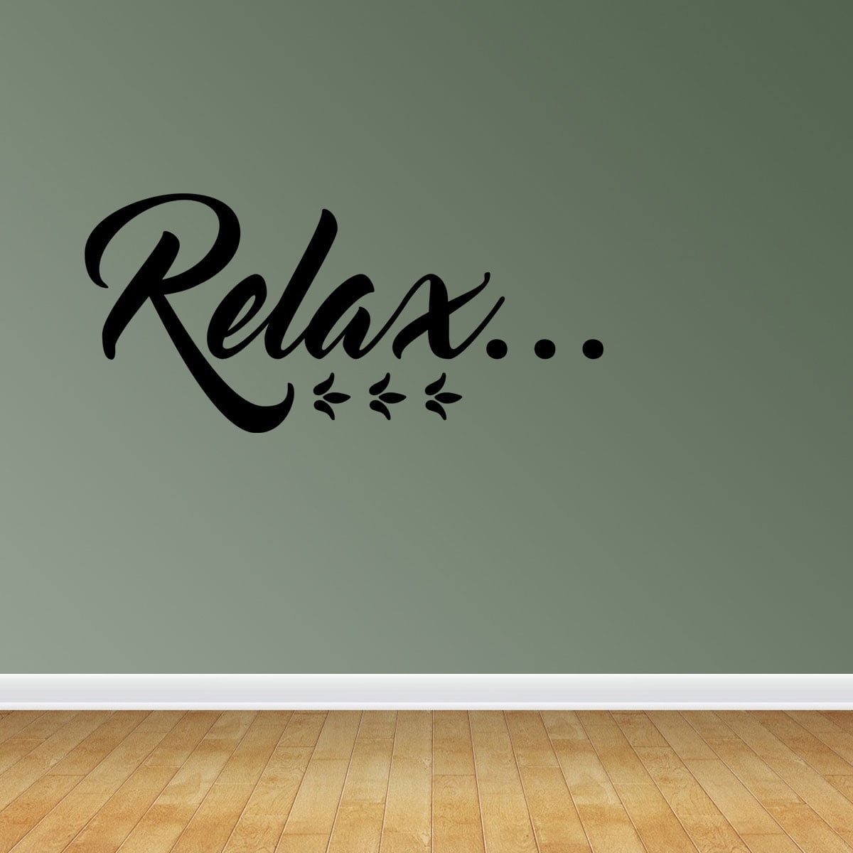 Wall Decal Quote Relax Vinyl Sticker Home Decor PC483
