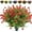 1PC--Red, variant on 1pc No-Fade Faux Plastic Artificial Flowers Lifelike Multi-Color Plants for Indoor/Outdoor Home, Wedding & Party Decor