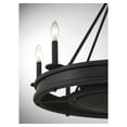 thumbnail image 6 of Matte Black Eight Light Fan D'lier from the Lyon Collection, 6 of 6