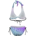 thumbnail image 6 of SKQIT Women's Bikini Sets 2 Piece Leopard Print Sexy Beach Swimwear Swimsuit with Adjustable Spaghetti Strap, 6 of 7
