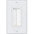thumbnail image 7 of Buyer's Point Brush Wall Plate w/Built in Mounting Bracket, Decora Style, Cable Pass Through Insert for Wires, Single Gang Cable Access Strap, Wall Socket for HDTV, HDMI, Home Theater (2 Pack, White), 7 of 7