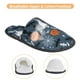 thumbnail image 3 of Fotbe Halloween Pantuflas Peludas para Mujer con Estampado, Zapatillas de Peluche, Zapatos de Invierno para Casa, Uso Interior y Exterior-Large, 3 of 8